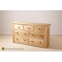 Tavistock Oak Chest of Drawer - 3+4 Drawer