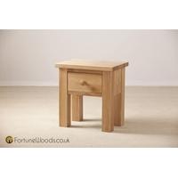 Tavistock Oak Lamp Table with Drawer