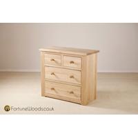 Tavistock Oak Chest of Drawer - 2+2 Drawer