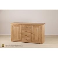 Tavistock Oak Sideboard - 2 Door 4 Drawer