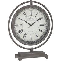 taupe vintage globe clock