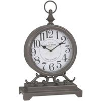 Taupe Festoon Table Clock