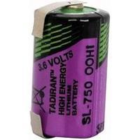 Tadiran Batteries SL-750/T 1/2 AA Size 1100mAh Lithium Battery Cell 3.6V