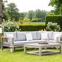 TAHITI OUTDOOR CORNER SET in Teak