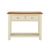 taunton oak and oak veneer console table