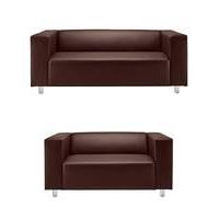 Taylor Faux Leather 3 and 2 Seater