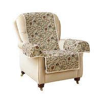 Tapestry Armchair Cover and Arm Caps