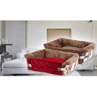 Tartan Dog Sofa Bed Small