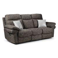 tanya electric fabric 3 seater reclining sofa coffee