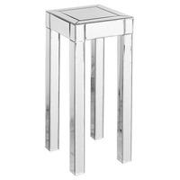 Tall Clear Mirrored Pedestal