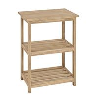 tanja 2 tier display rack and shelf in oak