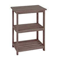 Tanja 3 Tier Wooden Display Rack In Brown