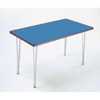 TABLE FOLDING POLYEDGE H:760MM L X W MM:1830X760, BLUE