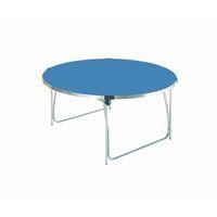 table folding round h698mm blue