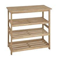 tanja 3 tier wooden shoe rack in oak