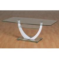 Table NEW Tina modern occasional coffee side lamp table White By Limtlessbase (Coffee Table Only, White)