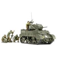 tamiya 300035313 model tank wwii us m5a1 light panzer with mortar 135