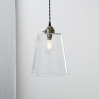 Tapered Glass Large Pendant Ceiling Light