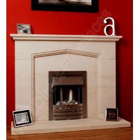 tatton limestone fireplace package with electric fire