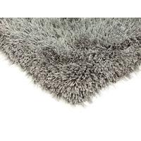 taupe super thick shaggy rug cascade 160x230