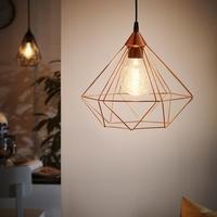 tarbes wide pendant light copper