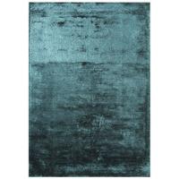 talara teal blue viscose cotton rug