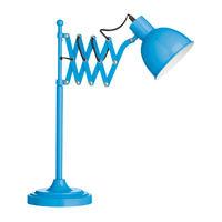 table lamp blue extendable