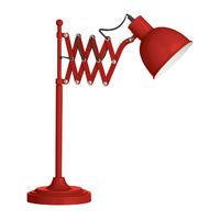 Table Lamp Red Extendable