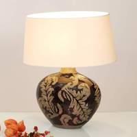 table lamp toulouse oval black mud