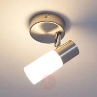 Tamia LED spotlight, matt nickel