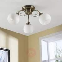 Taleja - ceiling light with three lampshades