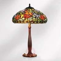 table lamp elaine in a floral tiffany style 64 cm