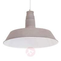 taupe coloured lampshade sandra hanging light