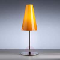 Table lamp by Walter Schnepel, melon-coloured