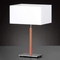 Table lamp Casta with white textile shade