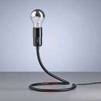 Table lamp LIGHTWORM by Walter Schnepel, black