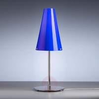 Table lamp by Walter Schnepel, blue