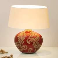 Table lamp Toulouse Oval red-mud