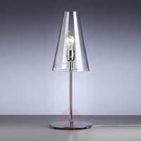 Table lamp by Walter Schnepel, clear