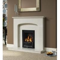 Tasmin Micro Marble Fireplace Package with Electric Fire