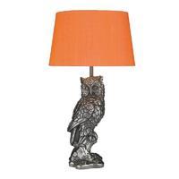 TAW4267 Tawny Owl Table Lamp In Steel, Base Only