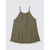 Tassel Swing Vest Top with StayNEW (3-14 Years)