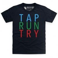 Tap Run Try Kid\'s T Shirt