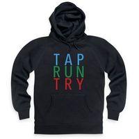 tap run try hoodie