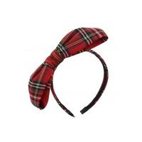 Tartan Bow Hairband