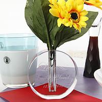 table centerpieces personalized crystal round vase table deocrations