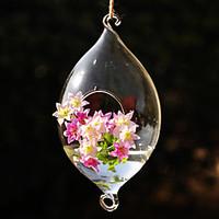 table centerpieces hanging olivary glass vase table deocrations