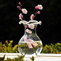 table centerpieces old style clear glass vase centerpiece table deocra ...