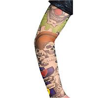 Tattoo Arm Warmers Sleeves 2016 New Arrival Cycling Cuff Arm warmers Sun Breathability Elastic Bicycle(1 pcs)