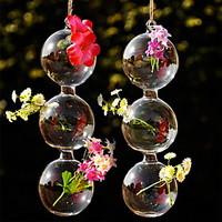 table centerpieces hanging gourd shaped glass vase table deocrations